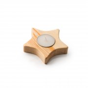 Деревянная свеча MAKA, бежевый  арт. VL1312S1511