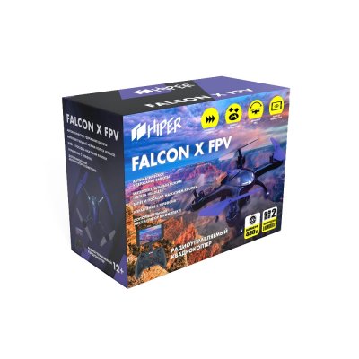 Радиоуправляемый квадрокоптер «FALCON X FPV» арт. 521075p Радиоуправляемый квадрокоптер «FALCON X FPV» арт. 521075p