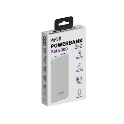 Портативный внешний аккумулятор «PSL», 5000 mAh арт. 521036p