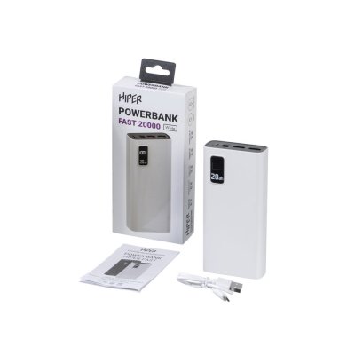 Портативный внешний аккумулятор «FAST», 20000 mAh арт. 521014p