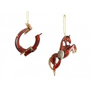 Набор елочных игрушек: Лошадь, Подкова арт. 82905