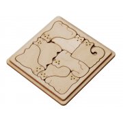 Деревянная головоломка «Catgram»