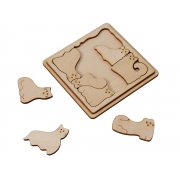 Деревянная головоломка «Catgram»