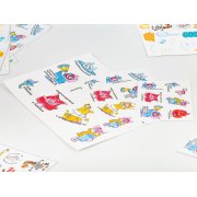 Наклейки бумажные Sticker Pack на заказ, M
