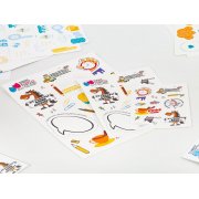 Наклейки бумажные Sticker Pack на заказ, M