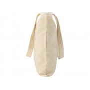 Cумка «Clip» из хлопка 340 г/м2 с застежкой из экокожи