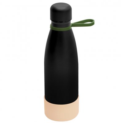 Термобутылка герметичная вакуумная Olivia To Go, чёрный/хаки/бежевый арт. 5050.02.36.30 Термобутылка герметичная вакуумная Olivia To Go, чёрный/хаки/бежевый арт. 5050.02.36.30