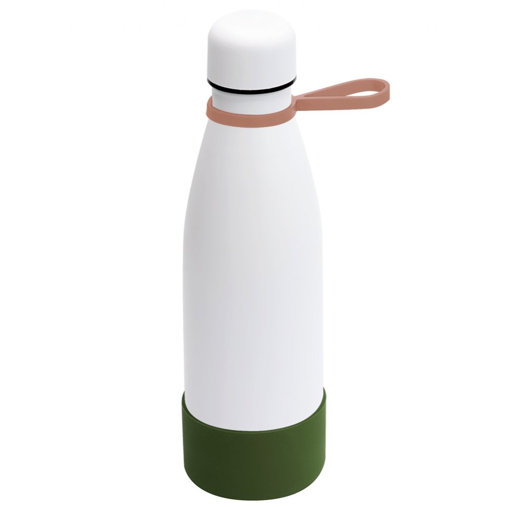 Термобутылка герметичная вакуумная Olivia To Go, белый/мокко/хаки арт. 5050.01.35.36 Термобутылка герметичная вакуумная Olivia To Go, белый/мокко/хаки арт. 5050.01.35.36