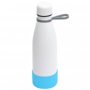 Термобутылка герметичная вакуумная Olivia To Go, белый/серый/бирюзовый