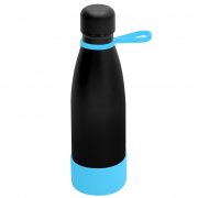 Термобутылка герметичная вакуумная Olivia To Go, чёрный/бирюзовый