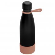 Термобутылка герметичная вакуумная Olivia To Go, чёрный/мокко