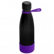 Термобутылка герметичная вакуумная Olivia To Go, чёрный/фиолетовый