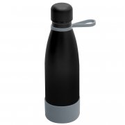 Термобутылка герметичная вакуумная Olivia To Go, чёрный/серый