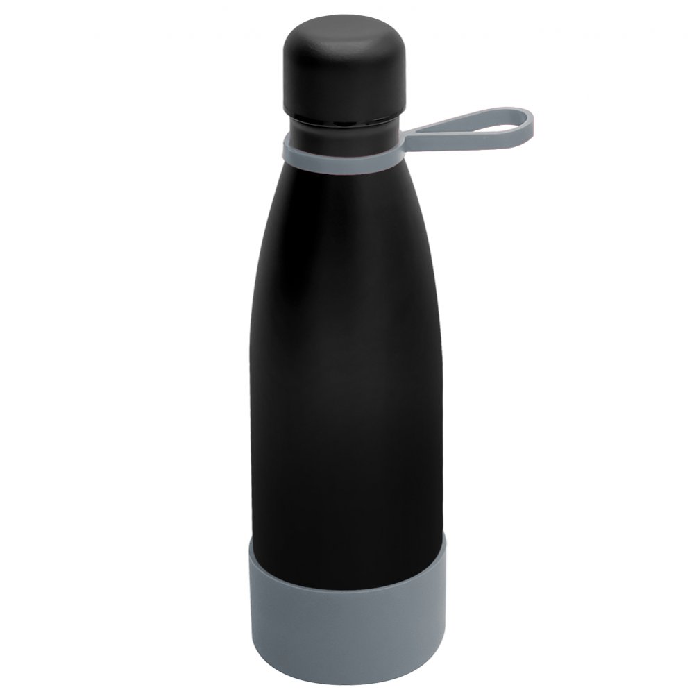 Термобутылка герметичная вакуумная Olivia To Go, чёрный/серый арт. 5050.02.10 Термобутылка герметичная вакуумная Olivia To Go, чёрный/серый арт. 5050.02.10