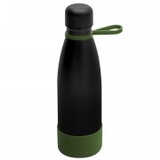 Термобутылка герметичная вакуумная Olivia To Go, чёрный/хаки