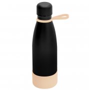 Термобутылка герметичная вакуумная Olivia To Go, чёрный/бежевый