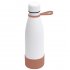 Термобутылка герметичная вакуумная Olivia To Go, белый/мокко