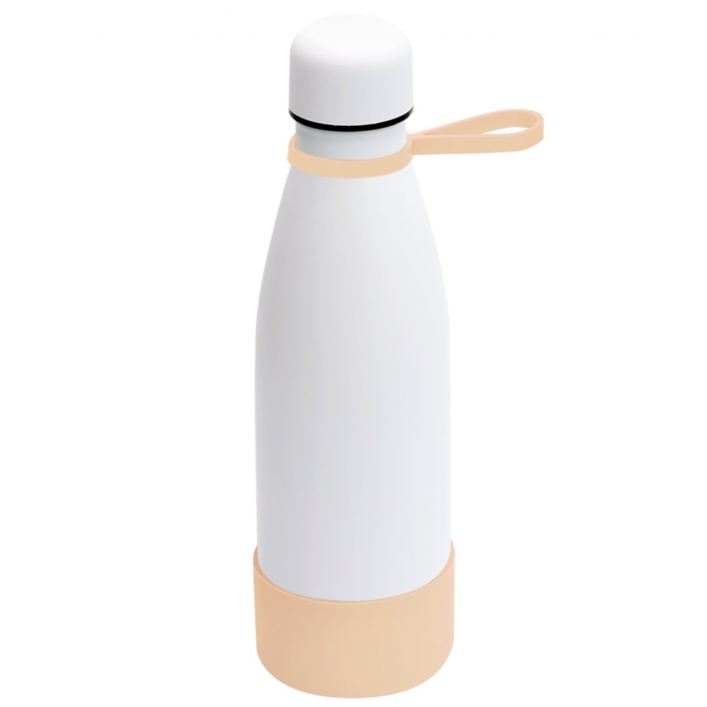 Термобутылка герметичная вакуумная Olivia To Go, белый/бежевый арт. 5050.01.30 Термобутылка герметичная вакуумная Olivia To Go, белый/бежевый арт. 5050.01.30