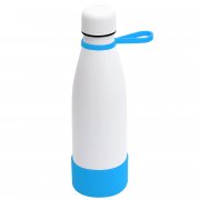 Термобутылка герметичная вакуумная Olivia To Go, белый/голубой