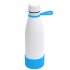 Термобутылка герметичная вакуумная Olivia To Go, белый/голубой