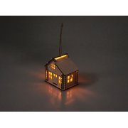 Деревянная подвеска на елку с подсветкой «Lumihut» арт. 625371