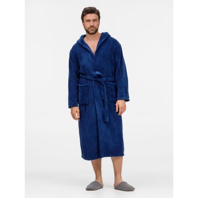 Халат флисовый Magic Mantle, темно-синий арт. 17376.43