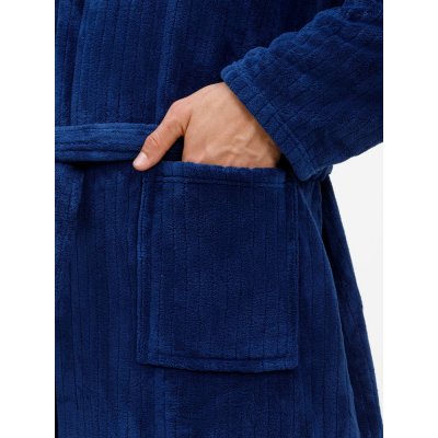 Халат флисовый Magic Mantle, темно-синий арт. 17376.43