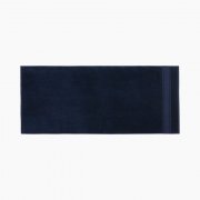 Полотенце махровое Terrychic, среднее, темно-синее