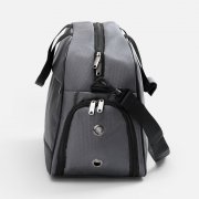 Спортивная сумка Atlantes, серая с черным