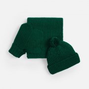 Варежки Nordkyn, темно-зеленые