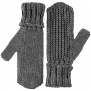 Варежки Nordkyn, серый меланж (эбонит)