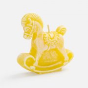 Свеча фигурная «Лошадка-качалка», желтая арт. 20333.80