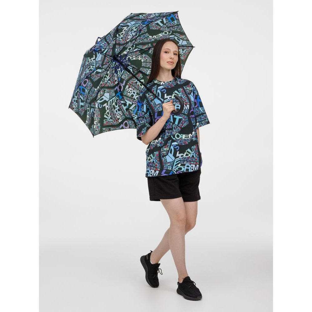 Зонт-трость с полной запечаткой на заказ арт. 21804.30 Зонт-трость с полной запечаткой на заказ арт. 21804.30