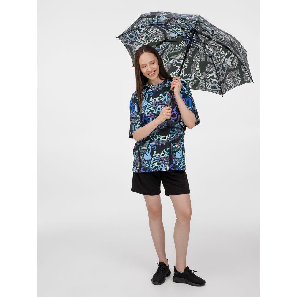 Зонт-трость с полной запечаткой на заказ арт. 21804.30 Зонт-трость с полной запечаткой на заказ арт. 21804.30