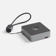 Внешний аккумулятор с беспроводной зарядкой Aura Power, серый арт. 18455.10 Внешний аккумулятор с беспроводной зарядкой Aura Power, серый арт. 18455.10