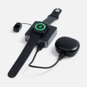 Внешний аккумулятор с беспроводной зарядкой Aura Power, серый арт. 18455.10 Внешний аккумулятор с беспроводной зарядкой Aura Power, серый арт. 18455.10