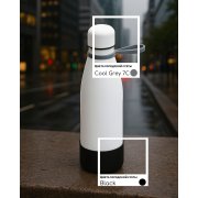 Термобутылка герметичная вакуумная Olivia To Go, белый/серый/чёрный арт. 5050.01.10.02