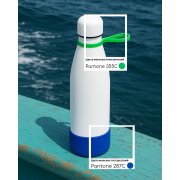 Термобутылка герметичная вакуумная Olivia To Go, белый/зелёный/синий арт. 5050.01.04.03 Термобутылка герметичная вакуумная Olivia To Go, белый/зелёный/синий арт. 5050.01.04.03