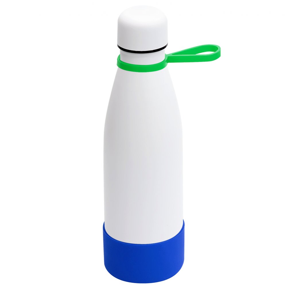 Термобутылка герметичная вакуумная Olivia To Go, белый/зелёный/синий арт. 5050.01.04.03 Термобутылка герметичная вакуумная Olivia To Go, белый/зелёный/синий арт. 5050.01.04.03