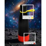 Термобутылка герметичная вакуумная Olivia To Go, чёрный/жёлтый/красный арт. 5050.02.06.05 Термобутылка герметичная вакуумная Olivia To Go, чёрный/жёлтый/красный арт. 5050.02.06.05