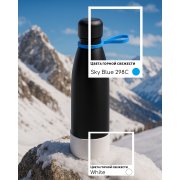 Термобутылка герметичная вакуумная Olivia To Go, чёрный/голубой/белый арт. 5050.02.08.01