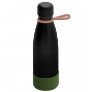 Термобутылка герметичная вакуумная Olivia To Go, чёрный/мокко/хаки арт. 5050.02.35.36 Термобутылка герметичная вакуумная Olivia To Go, чёрный/мокко/хаки арт. 5050.02.35.36