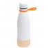 Термобутылка герметичная вакуумная Olivia To Go, белый/оранжевый/бежевый