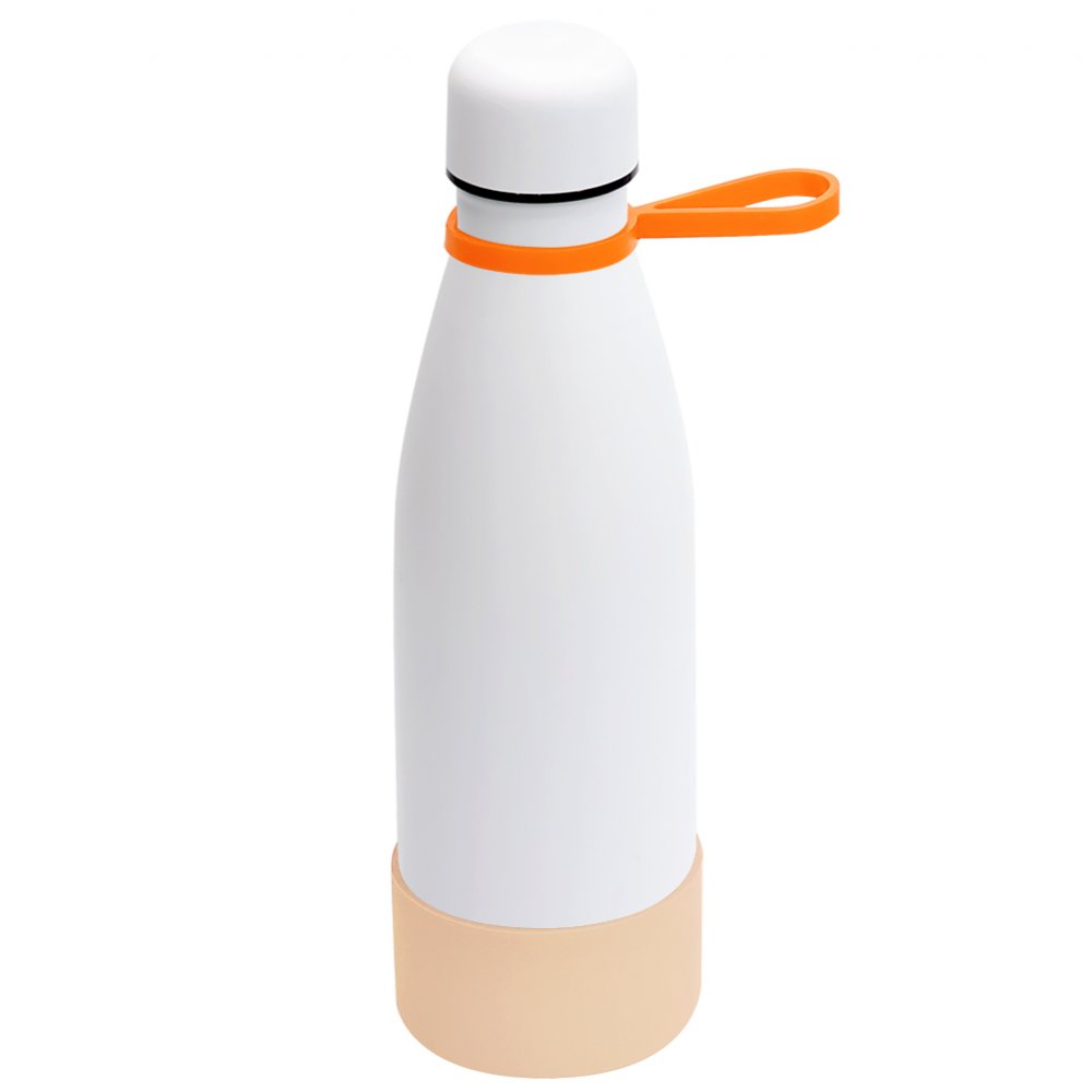 Термобутылка герметичная вакуумная Olivia To Go, белый/оранжевый/бежевый арт. 5050.01.07.30 Термобутылка герметичная вакуумная Olivia To Go, белый/оранжевый/бежевый арт. 5050.01.07.30