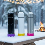 Термос Picnic Bright To Go, белый/жёлтый