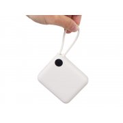 Внешний аккумулятор со встроенным кабелем «Liri», QC/PD, 10000 мАч