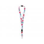 Ланъярд под сублимацию с карабином, межуровневым замком и замком обрыва, 2 см арт. 828788 Ланъярд под сублимацию с карабином, межуровневым замком и замком обрыва, 2 см арт. 828788