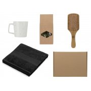 Подарочный набор для ванны с полотенцем, расческой и кружкой