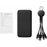 Набор из внешнего аккумулятора и универсального кабеля с подсветкой лого «Reserve LED», 10000mAh