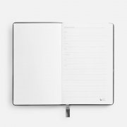 Ежедневник Petrus, недатированный, черный с серебром